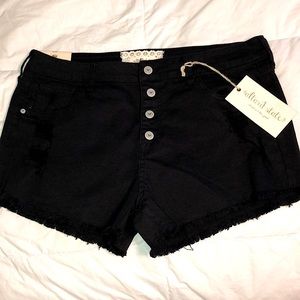 Black Alter’d State Distressed Shorts